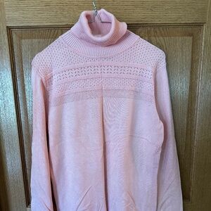 The Limited - Pink Turtle Neck Sweater.  Size L.